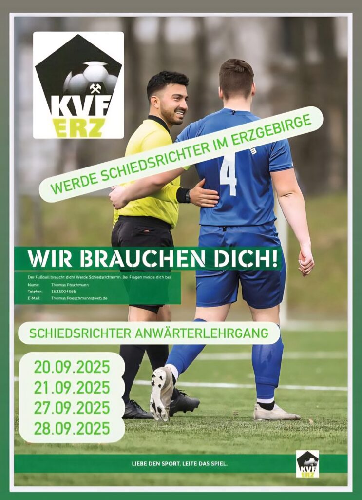 FV Königswalde Schiedsrichter Werbung